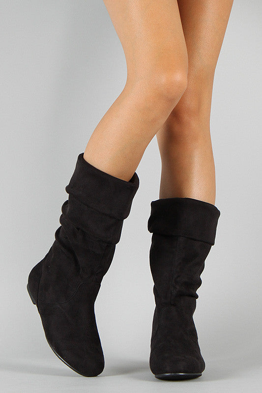 Calf discount slouch boots