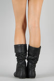 Wild Diva Lounge Kalisa-27N Slouchy Mid Calf Boot