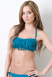 Waterfalls Cliff Bandeau Top