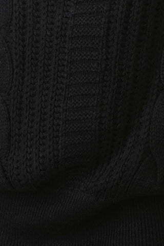 Cable Knit Dolman Mini Dress