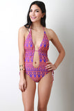 Diamond Pattern Monokini