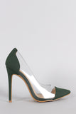 Shoe Republic LA Lucite Pointy Toe Stiletto Pump