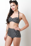 Retro Polka Dot Bikini Set