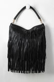 Single Handle Fringe Bag