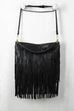 Single Handle Fringe Bag