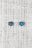 Cutout Pentagon Stud Earrings