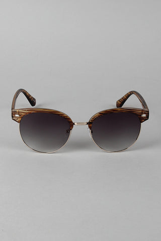 Round Clubmaster Sunglasses
