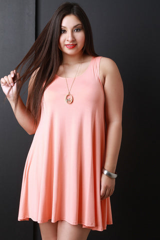 Relaxed Fit Longline Sleeveless Top