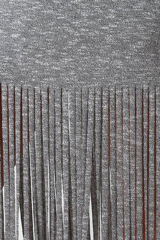 Fringe Marled Knit Sleeveless Dress