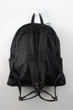 Vegan Leather Letterman Jacket Backpack