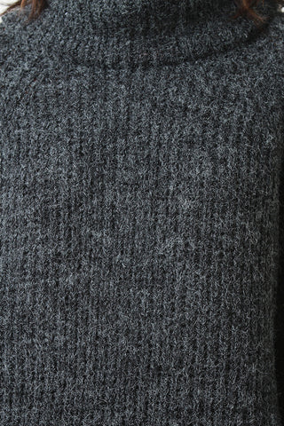 Turtleneck Shift Sweater Dress