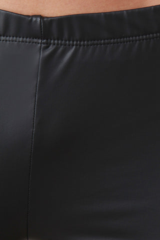 Vegan Leather Bell Bottom Pants