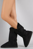 Fuzzy Fur Warm Suede Snow Boots