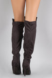 Breckelle Pointy Toe Stiletto Over-The-Knee Boots