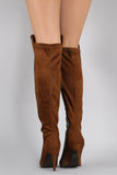 Breckelle Pointy Toe Stiletto Over-The-Knee Boots