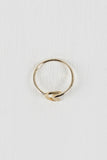 Cutout Crescent Moon Ring