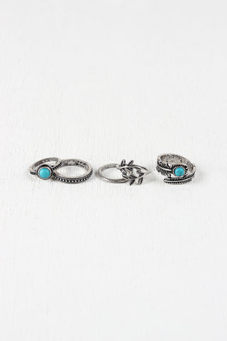 Rest On Laurels Ring Set