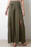 Vent Slit Palazzo Pants