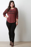 Friday Love Thermal Raglan Top