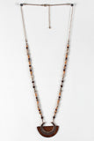 Moonrise Wood Accent Necklace