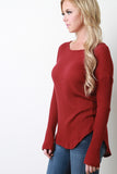 Thermal Knit Long Sleeve Top