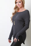 Thermal Knit Long Sleeve Top