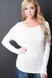 Thermal Knit Long Sleeve Top