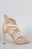 Liliana Open Toe Strappy Stiletto Heel