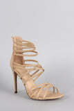 Liliana Open Toe Strappy Stiletto Heel