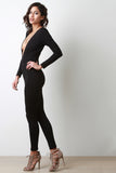 Seamless Deep V Jumpsuit