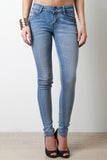 Key Loop Denim Skinny Jeans