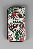 Feel Beautiful Floral Wallet