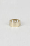 Rhinestone Roman Numeral Ring