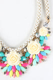 Rose Petals Double Rope Necklace