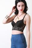 On The Fence Cage Bralette