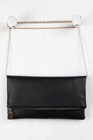 Detachable Chain Flap Clutch Bag