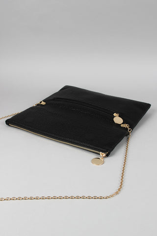 Detachable Chain Flap Clutch Bag