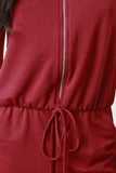 Hooded Zip-Up Sleeveless Jumpsuit