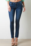 Low Rise Medium Wash Taper Jeans