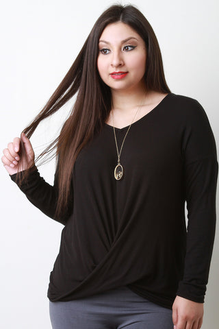 Twist Drape Top