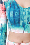 Tie Dye Hooded Crop Top